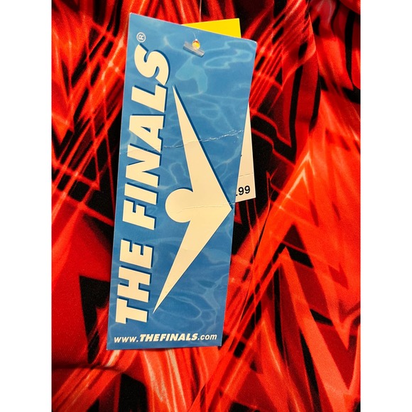 The Finals Endurotech One Piece Red Butterfly Back Swimwear‎ NWT Size 32/XS - Picture 3 of 4